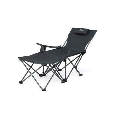 Крісло складане Naturehike CNK2350JJ011 алюмінієве чорне Зображення