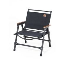 Складное кресло Naturehike NH21JJ002 малое, алюминиевое, черное Изображение