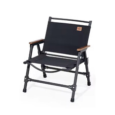 Кресло складное Naturehike CNK2350JJ015 алюминиевое черное до 120 кг Изображение