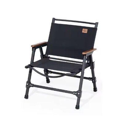 Кресло складное Naturehike CNK2350JJ015 алюминиевое черное до 120 кг Изображение