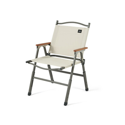 Крісло складане Naturehike CNK2550JJ010, сталь, бежевий, регульована висота Зображення