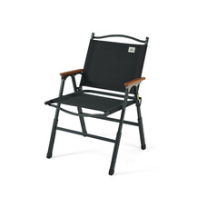 Крісло складане Naturehike CNK2550JJ010, сталь, чорний, 3 висоти, до 150 кг Зображення