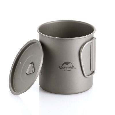 Титановая кружка Naturehike NH20CJ005 200 мл с ручкой Изображение