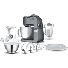 Кухонная машина Sencor Paul 1 STM7950, 1700 Вт, металлический корпус, две чаши, мясорубка, блендер Изображение