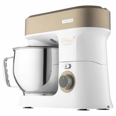 Кухонна машина Sencor STM3787CH, 1200 Вт, 5 л, бежевий, нержавіюча сталь Зображення