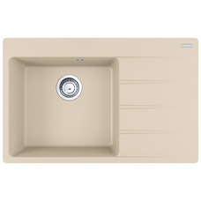 Кухонная мойка Franke Centro CNG 611-78 TL фрагранит бежевый, врезная, прямоугольная, с крылом справа 780x500 мм Изображение