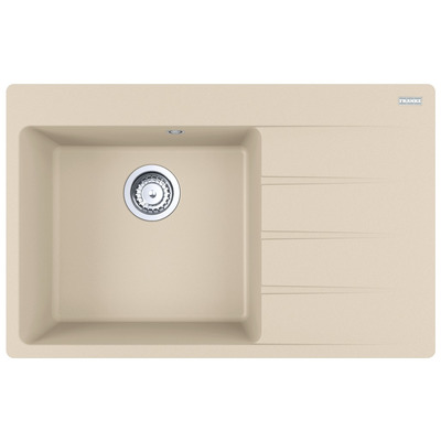 Кухонная мойка Franke Centro CNG 611-78 TL фрагранит бежевый, врезная, прямоугольная, с крылом справа 780x500 мм Изображение