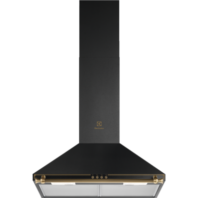 Кухонна купольна витяжка Electrolux EFC226R 60 см чорний матовий, 420 м³/год Зображення