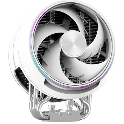 Кулер для процессора Zalman ZET5WHITE, ARGB, 2×120мм, белый, TDP 200W Изображение