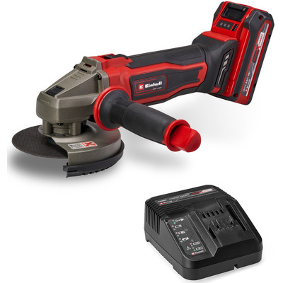 Кутова шліфмашина акумуляторна Einhell TE-AG 18/125-2 Li, 4.0 Аг, 18В, 125 мм Зображення