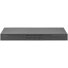 KVM-перемикач Digitus DS-12910 HDMI, 8 портів, 4K, USB, 19 дюймів Зображення