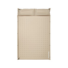 Надувной коврик двухместный Naturehike CNK2550WS025 с подушкой, 200x130 см, 3 см, бежевый Изображение