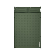 Надувной коврик с подушкой двухместный Naturehike CNK2550WS025 200x130x6 см зеленый Изображение