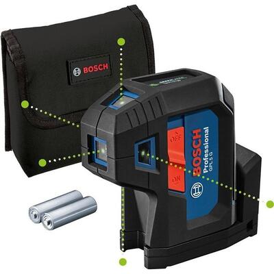 Лазерный нивелир Bosch Professional GPL 5G зеленый луч, 5 точек, 30 м Изображение
