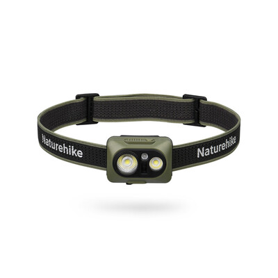 Налобный фонарь Naturehike CNK2450ZM010 зеленый, 500 лм, сенсор, аккумулятор Изображение