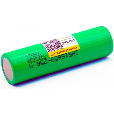 Аккумулятор LiitoKala Lii-25R 18650 2500mAh 3.7В 15A/25A без защиты Изображение