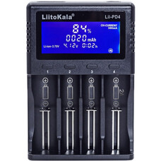 Зарядний пристрій LiitoKala Lii PD4 4 канали Ni-Mh/Li-Ion/LiFePO4 LCD Зображення