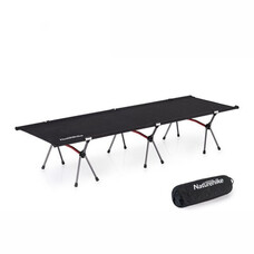 Раскладная кровать Naturehike NH20JJ009 алюминиевая черная 190x65 см Изображение