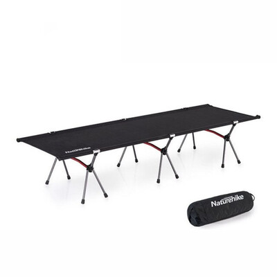 Раскладная кровать Naturehike NH20JJ009 алюминиевая черная 190x65 см Изображение