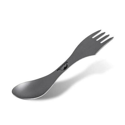 Ложка-вилка-нож 3-в-1 Naturehike NH19T012 титановый 26 г Изображение