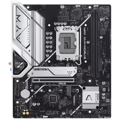 Материнська плата ASUS B760M-AYW WIFI-SI micro-ATX DDR5 M.2 Wi-Fi 6 Зображення