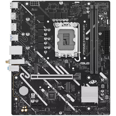 Материнська плата ASUS PRIME B760M-F WIFI micro-ATX DDR5 Wi-Fi 6 Bluetooth Зображення