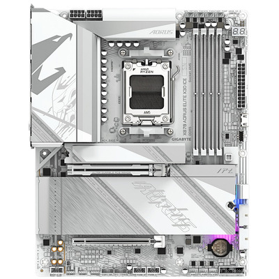 Материнская плата Gigabyte X870 A ELITE X3D ICE ATX, AM5, DDR5, Wi-Fi 7 Изображение
