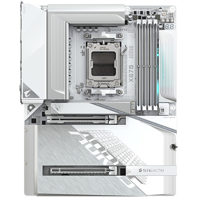 Материнська плата Gigabyte X870 A STEALTH ICE ATX Wi-Fi DDR5 AM5 Зображення