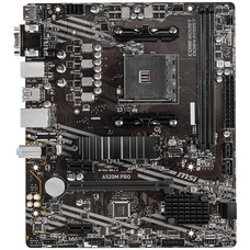 Материнская плата MSI A520M PRO mATX AM4 DDR4 M.2 HDMI DP VGA SATA Изображение
