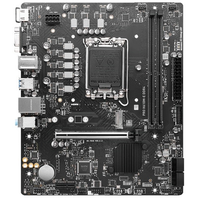 Материнська плата MSI PRO H610M-E DDR4 LGA1700 mATX HDMI VGA Зображення