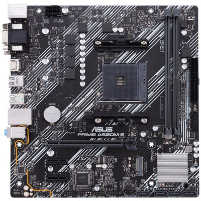 Материнская плата ASUS PRIME A520M-E/CSM micro-ATX AM4 DDR4 Изображение