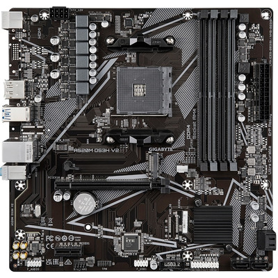 Материнська плата Gigabyte A520M DS3H V2 AM4 micro-ATX 4xDDR4 M.2 HDMI Зображення