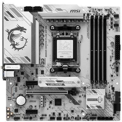 Материнська плата MSI B850M GAMING PLUS WIFI6E micro-ATX DDR5 AM5 Wi-Fi 6E Зображення