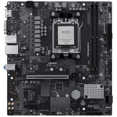 Материнская плата MSI PRO B840M-B micro-ATX DDR5 AM5 2xM.2 LAN 2.5G Изображение