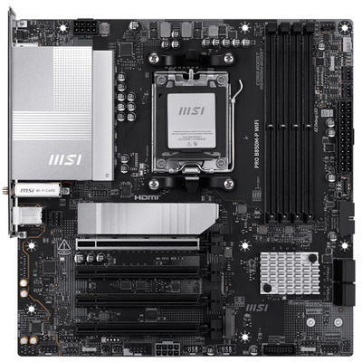 Материнська плата MSI PRO B850M-P WIFI micro-ATX DDR5 AM5 Wi-Fi 7 Зображення