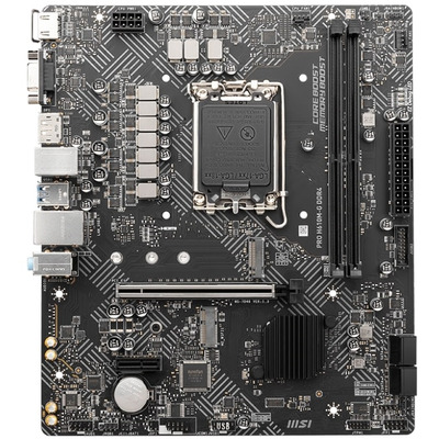 Материнская плата MSI PRO H610M-G DDR4 LGA1700 micro-ATX Изображение