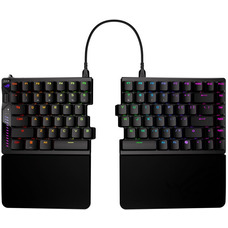 Механічна клавіатура ASUS ROG Falcata Split 83 клавіші, магнітні перемикачі, RGB, чорна Зображення