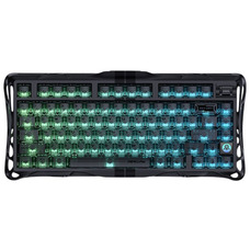 Механічна клавіатура GravaStar Mercury V75 80 клавіш Jade Pro, RGB, чорна Зображення