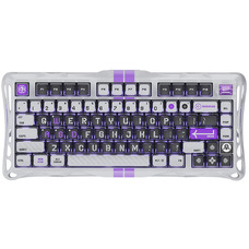 Механічна клавіатура GravaStar Mercury V75, 75%, Jade Pro, RGB, Mecha Gray Зображення
