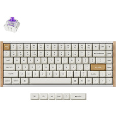 Механическая клавиатура Keychron K2HE беспроводная 75% 81 клавиша Gateron RGB дерево Изображение