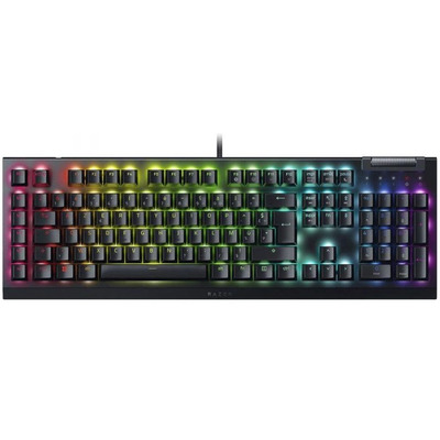 Механічна клавіатура Razer BlackWidow V4 X 110 клавіш, RGB, Green Switch, чорний корпус Зображення