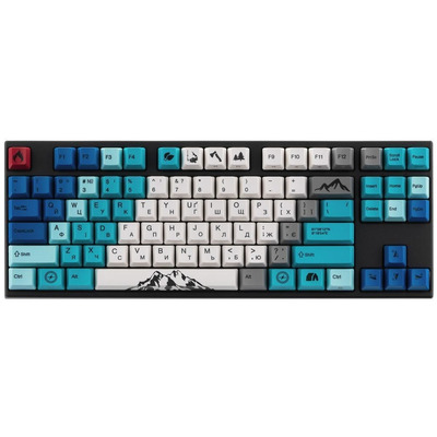 Механічна клавіатура Varmilo APG87 Summit R1 87 клавіш, Kailh Prestige Silent, біле LED підсвічування Зображення