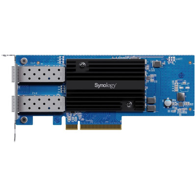 Сетевой адаптер Synology E25G30-F2 PCIe 3.0 x8, 2x SFP28, до 25 Гбит/с Изображение