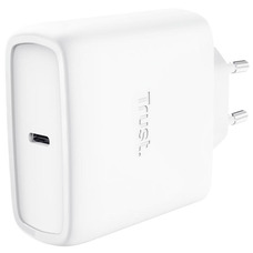 Мережевий зарядний пристрій Trust Maxo 65Вт GaN USB-C, кабель 2м, білий Зображення