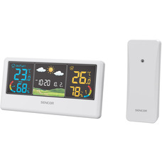 Метеостанция Sencor SWS4100W внутренняя/наружная температура, влажность Изображение