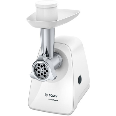 Мясорубка Bosch MFW2514W 1500 Вт, 1,7 кг/мин, шинковка овощей, белая Изображение