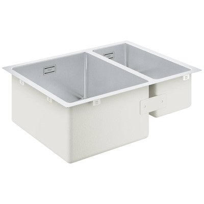 Мийка кухонна Grohe K700U полуторна, нержавійка, 595×450×200 мм Мийка кухонна Grohe K700U полуторна, нержавійка, 595×450×200 мм Зображення