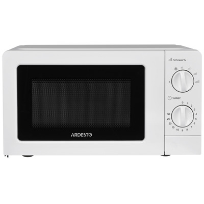 Мікрохвильова піч Ardesto GO-S723W 20 л, 700 Вт, біла Зображення