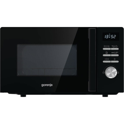 Мікрохвильова піч Gorenje MO20A4BH 20 л, гриль, електронне управління, чорна Зображення