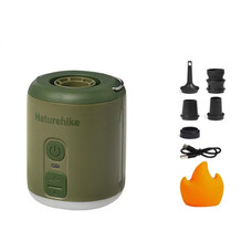 Міні насос-нічник-вентилятор Naturehike CNK2300DQ022 темно-зелений Зображення